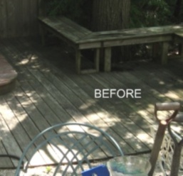 Zionsville Indiana deck power washing before